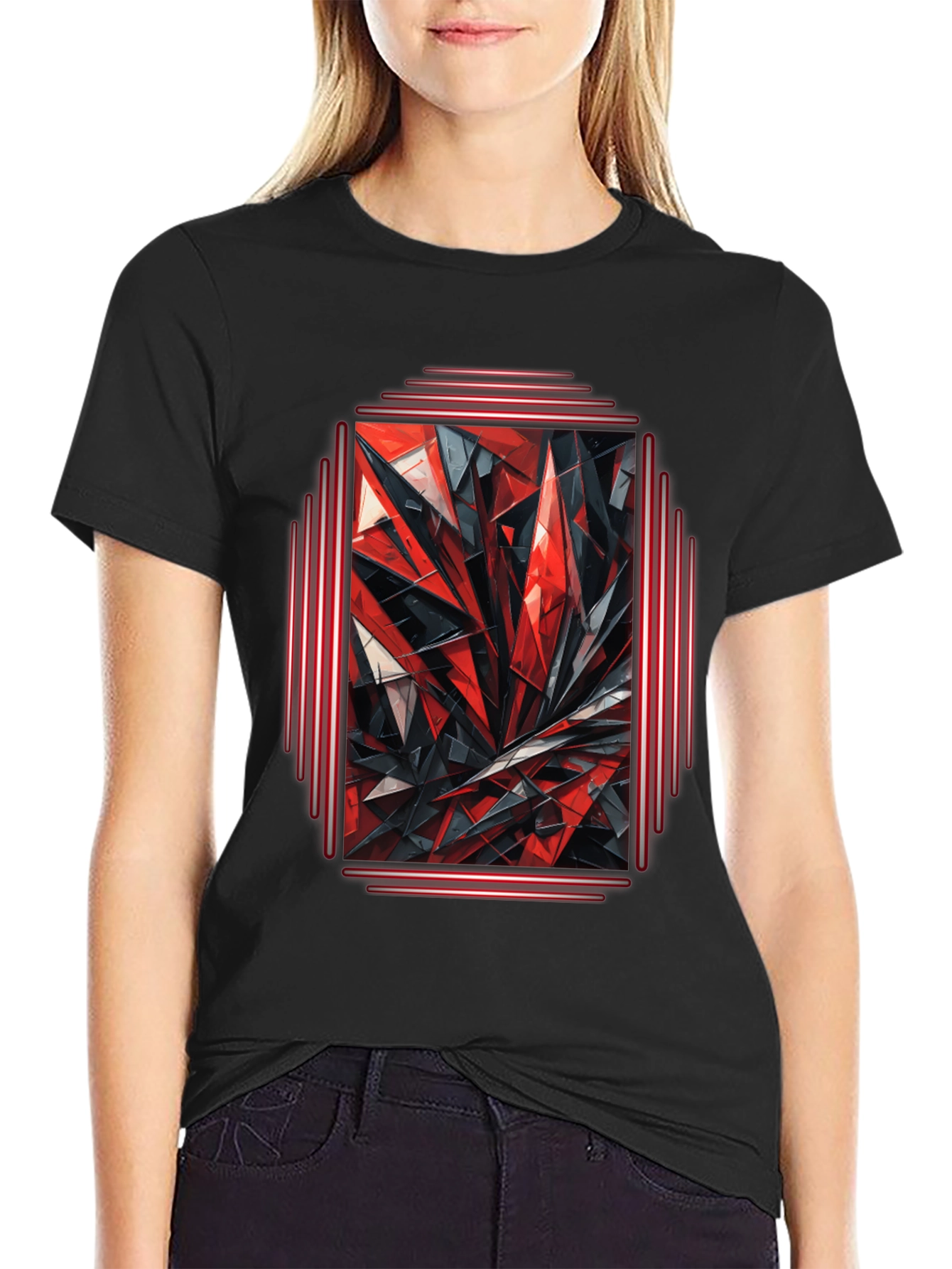 Abstract Geometric Graphic Tee