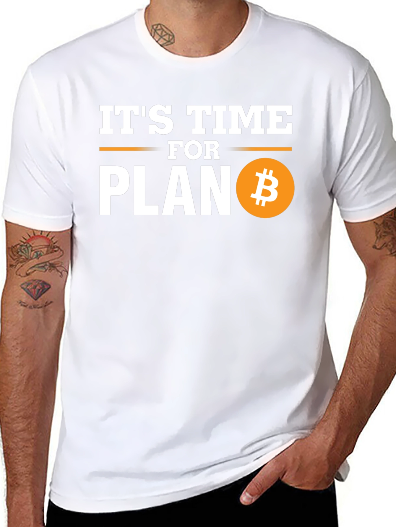 Bitcoin Plan B T-Shirt Crypto BTC HODL