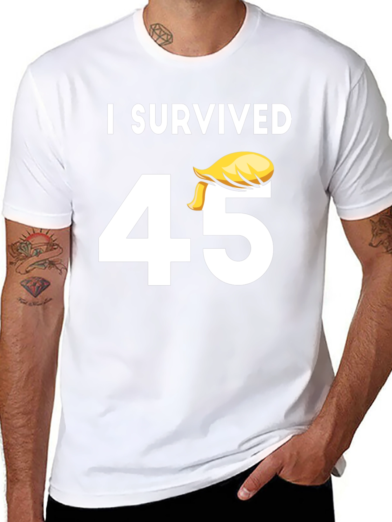 I Survived 45 Novelty T-Shirt