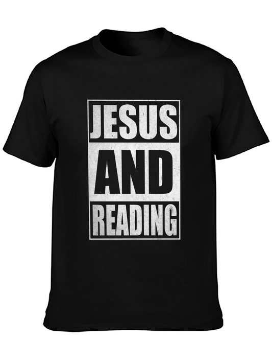 Jesus and Reading Graphic T-Shirt