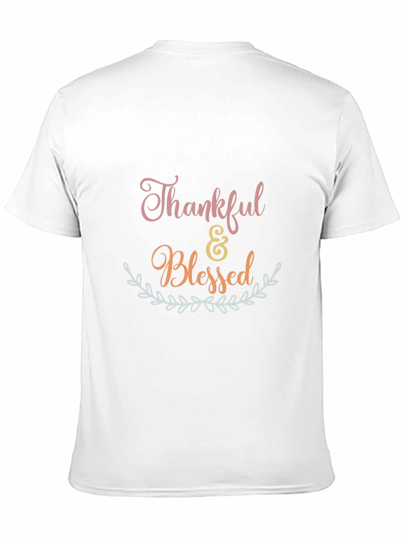 Thankful & Blessed Graphic T-Shirt