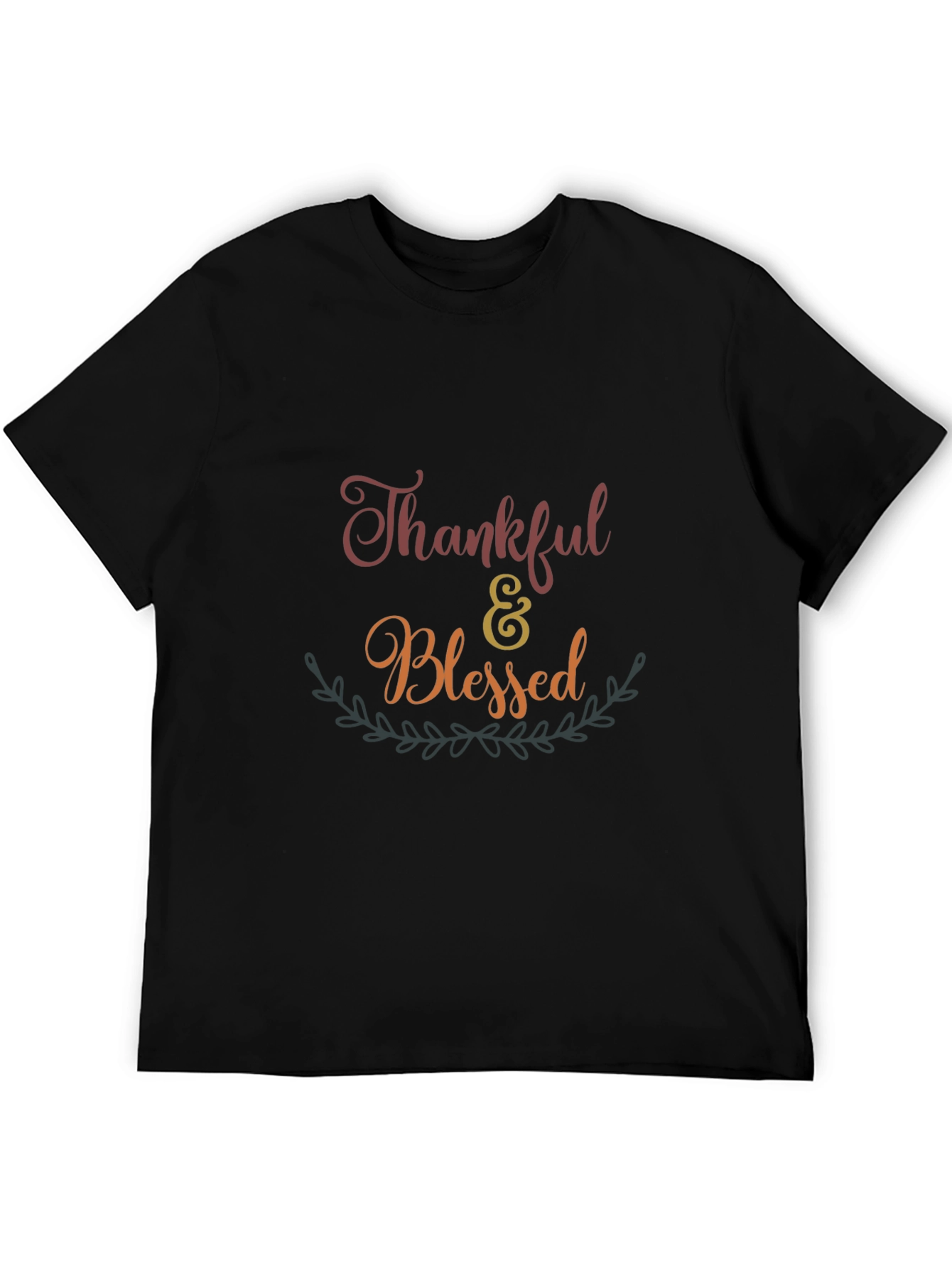 Thankful & Blessed Graphic T-Shirt