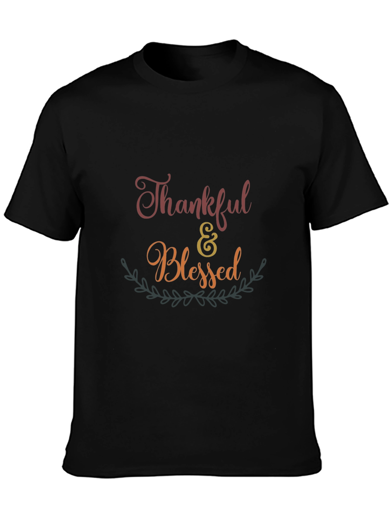 Thankful & Blessed Graphic T-Shirt
