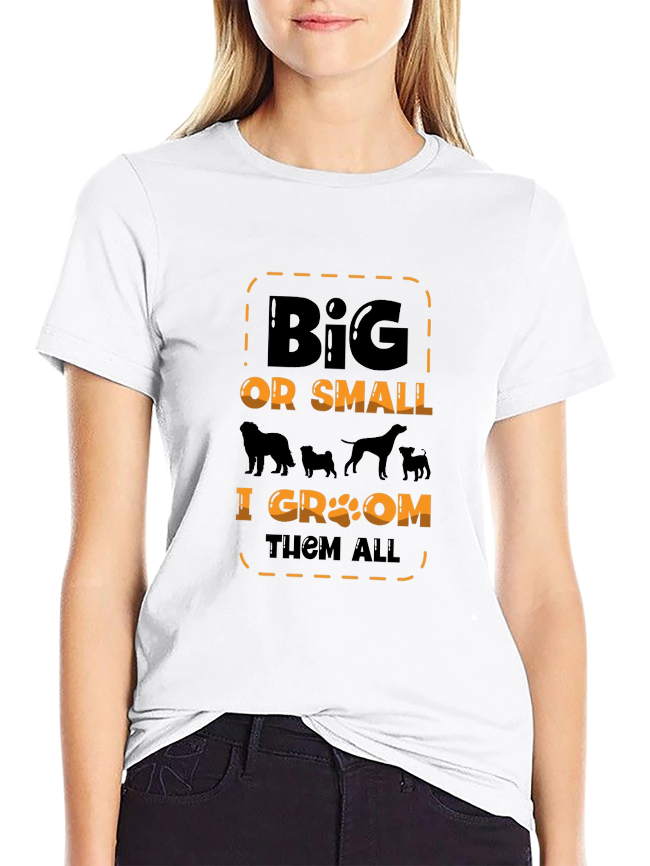 Dog Groomer T-Shirt - Big or Small