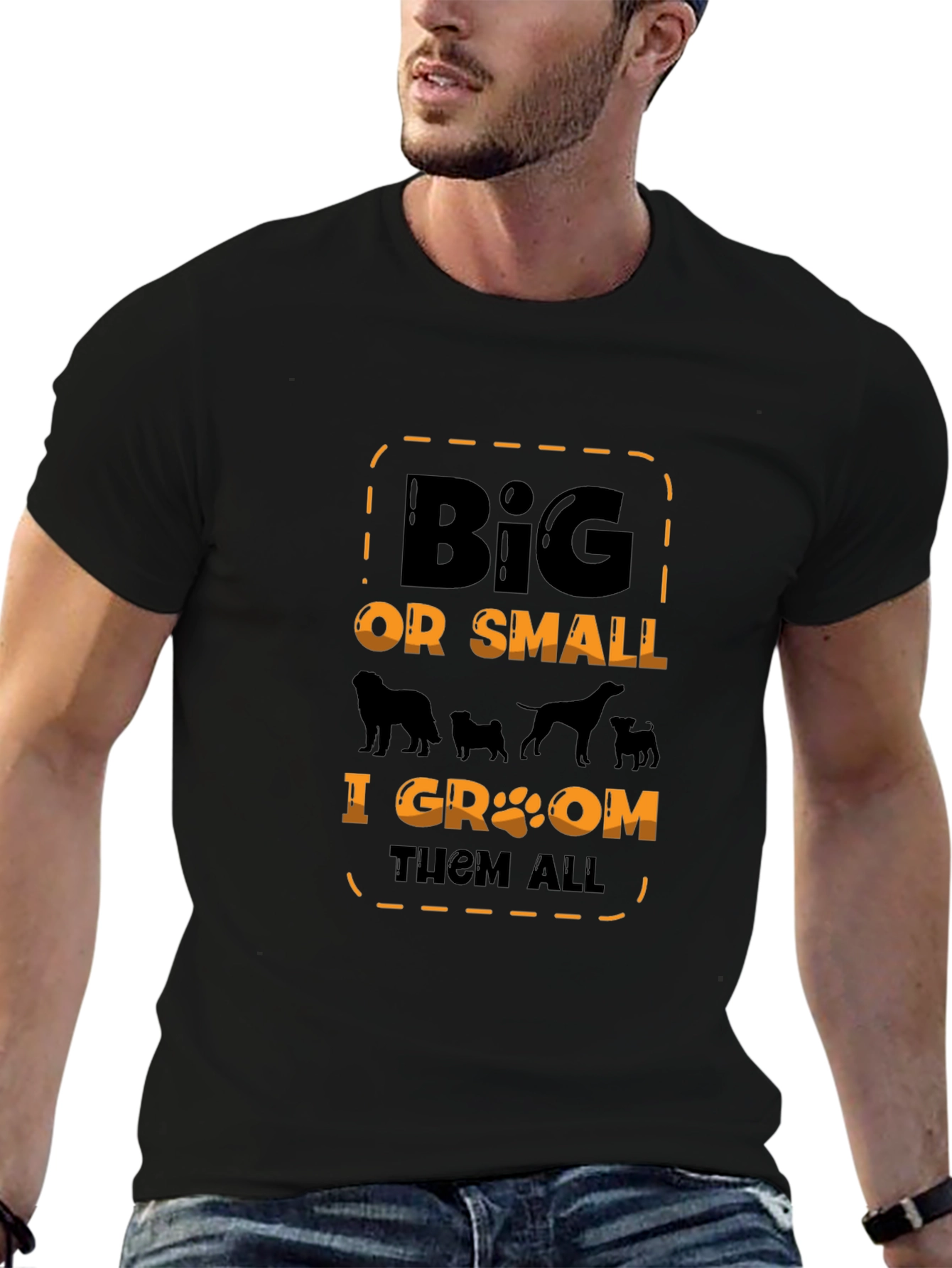 Dog Groomer T-Shirt - Big or Small