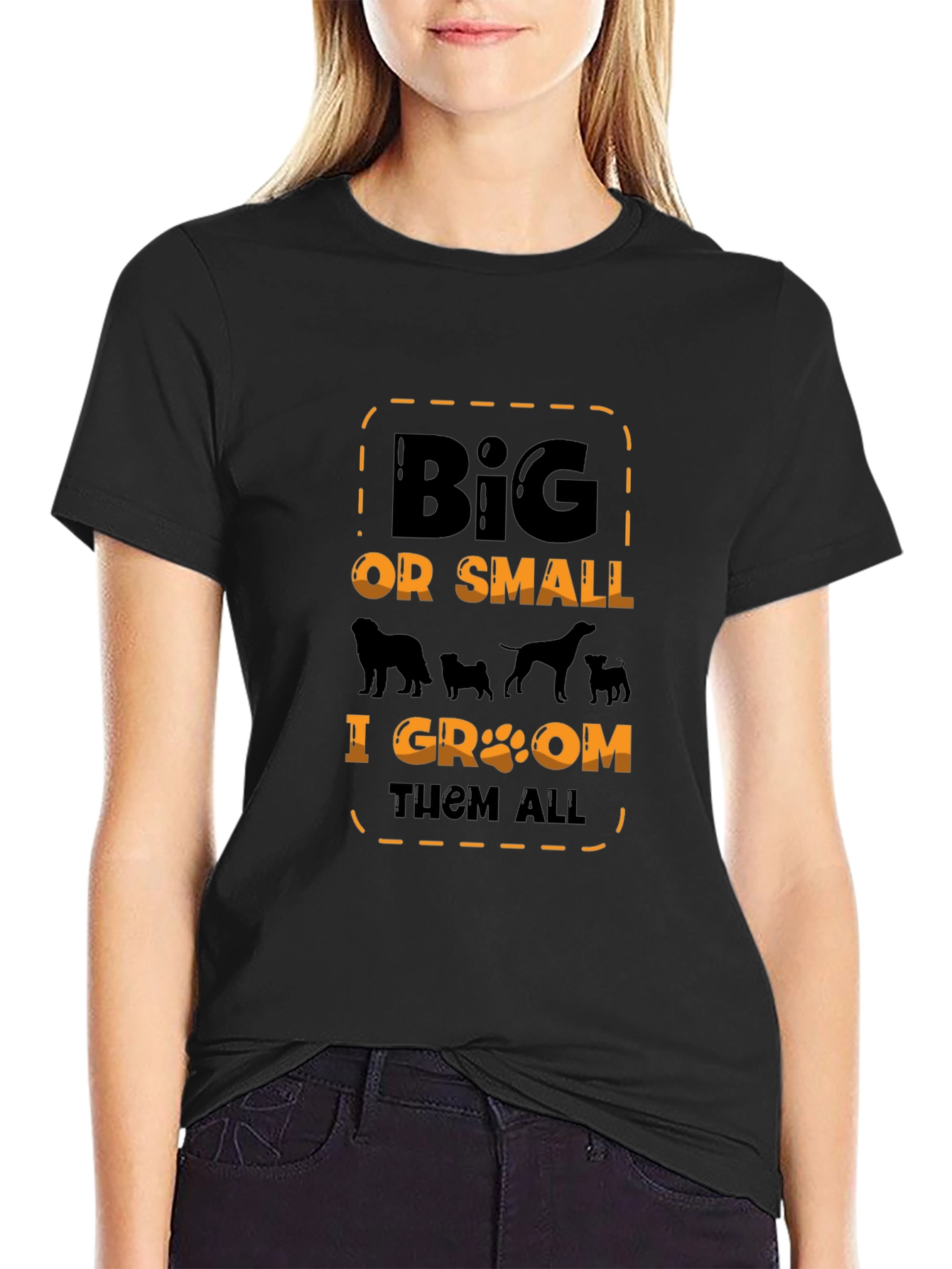 Dog Groomer T-Shirt - Big or Small