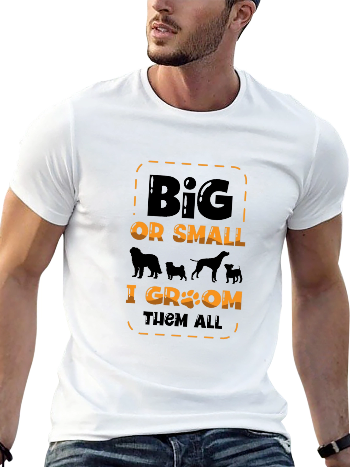 Dog Groomer T-Shirt - Big or Small