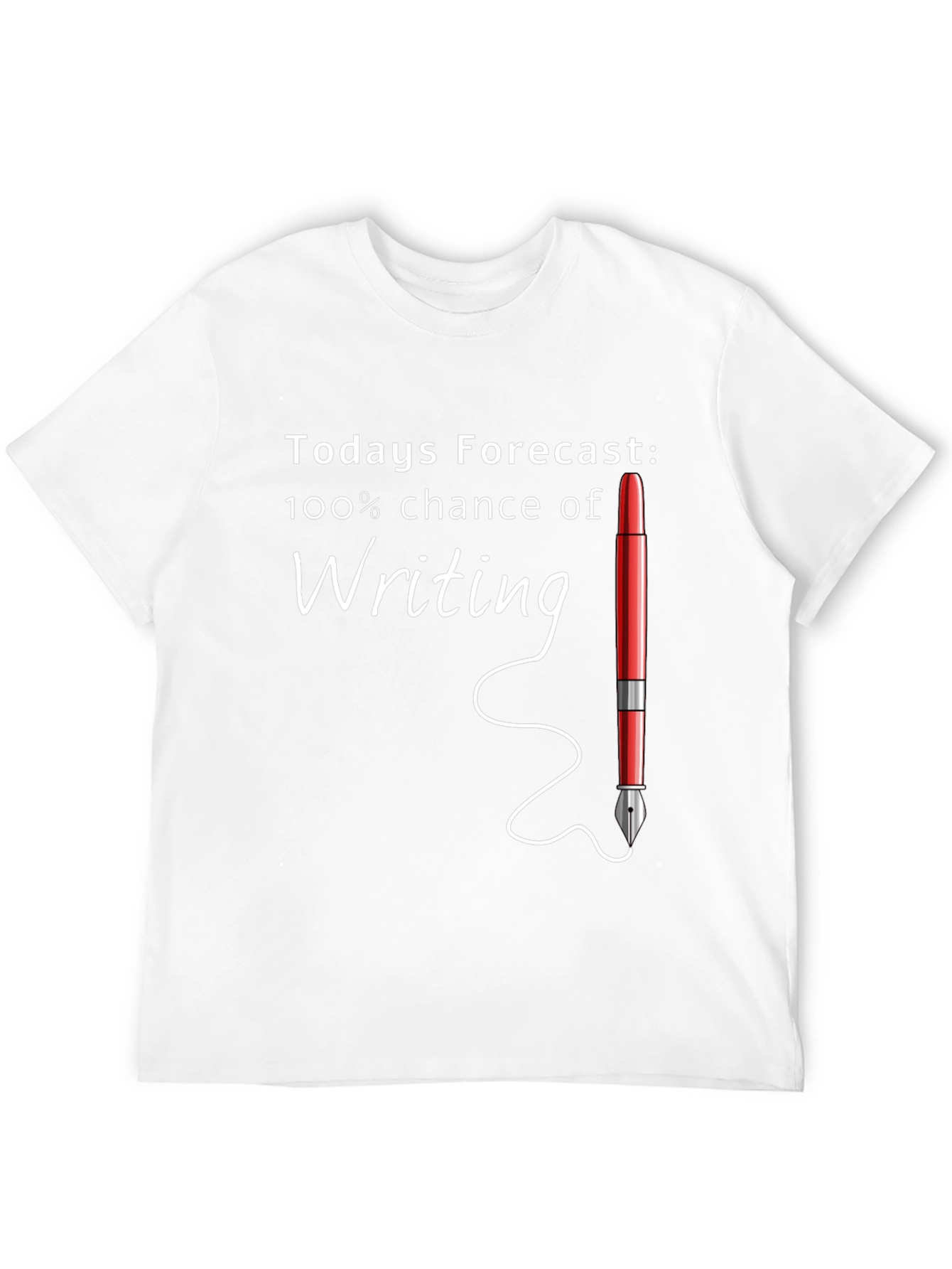 Todays Forecast: Writing Graphic Tee