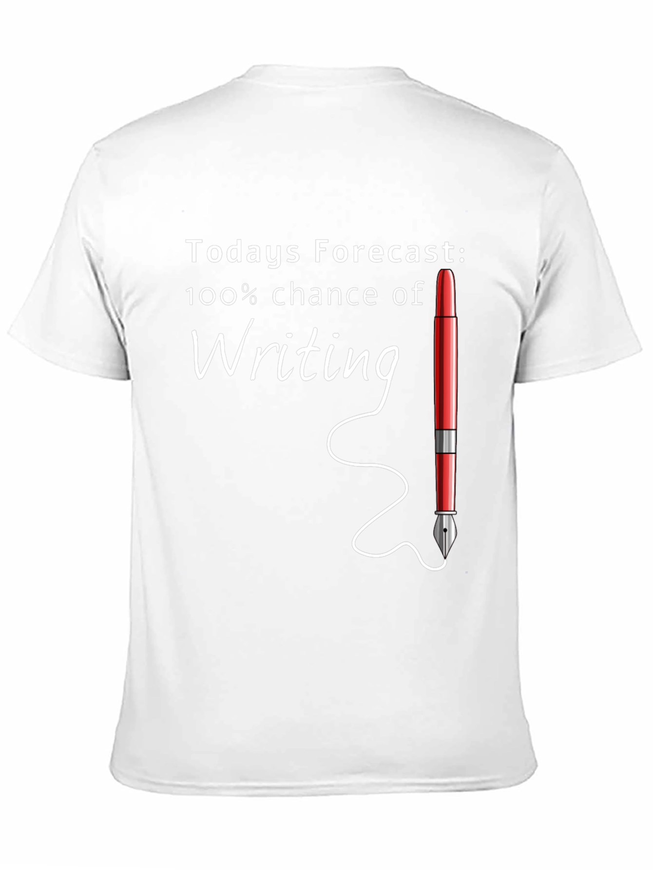 Todays Forecast: Writing Graphic Tee