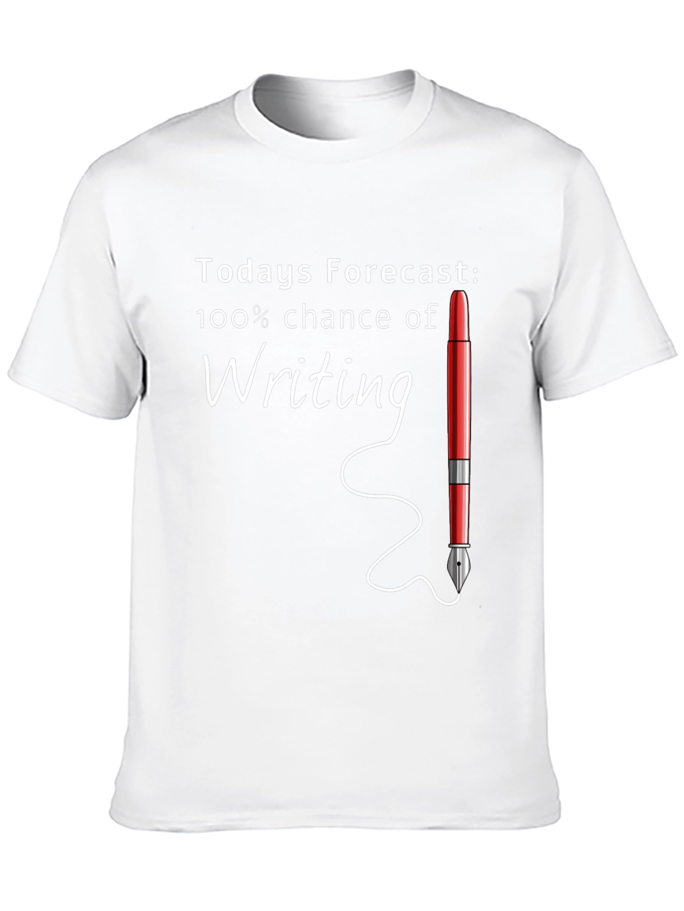 Todays Forecast: Writing Graphic Tee