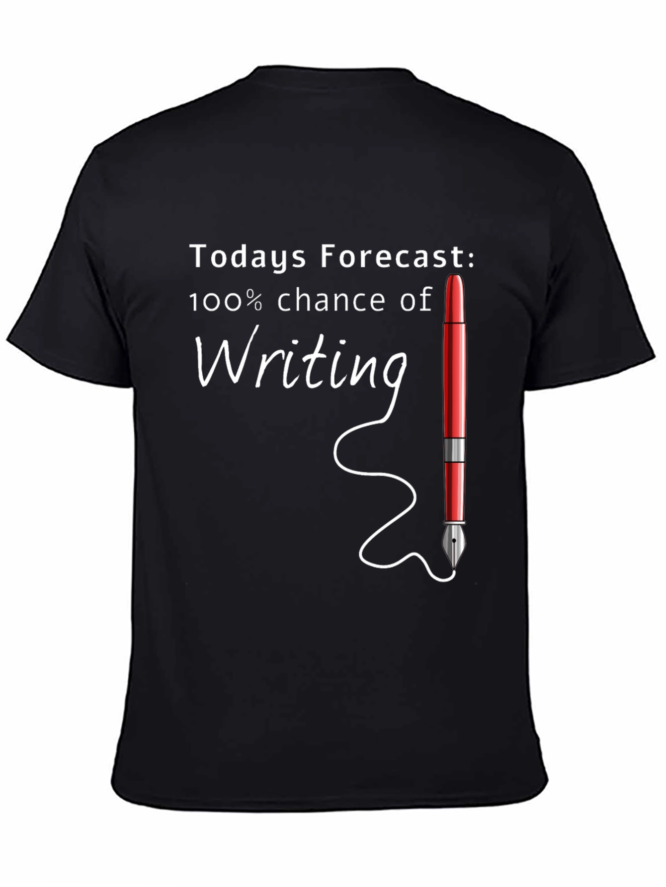 Todays Forecast: Writing Graphic Tee