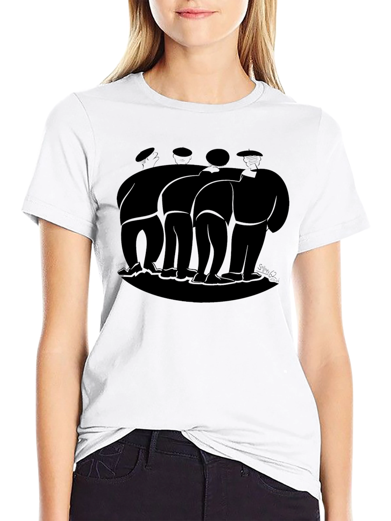 Black Graphic Tee - Basque Pelota Players