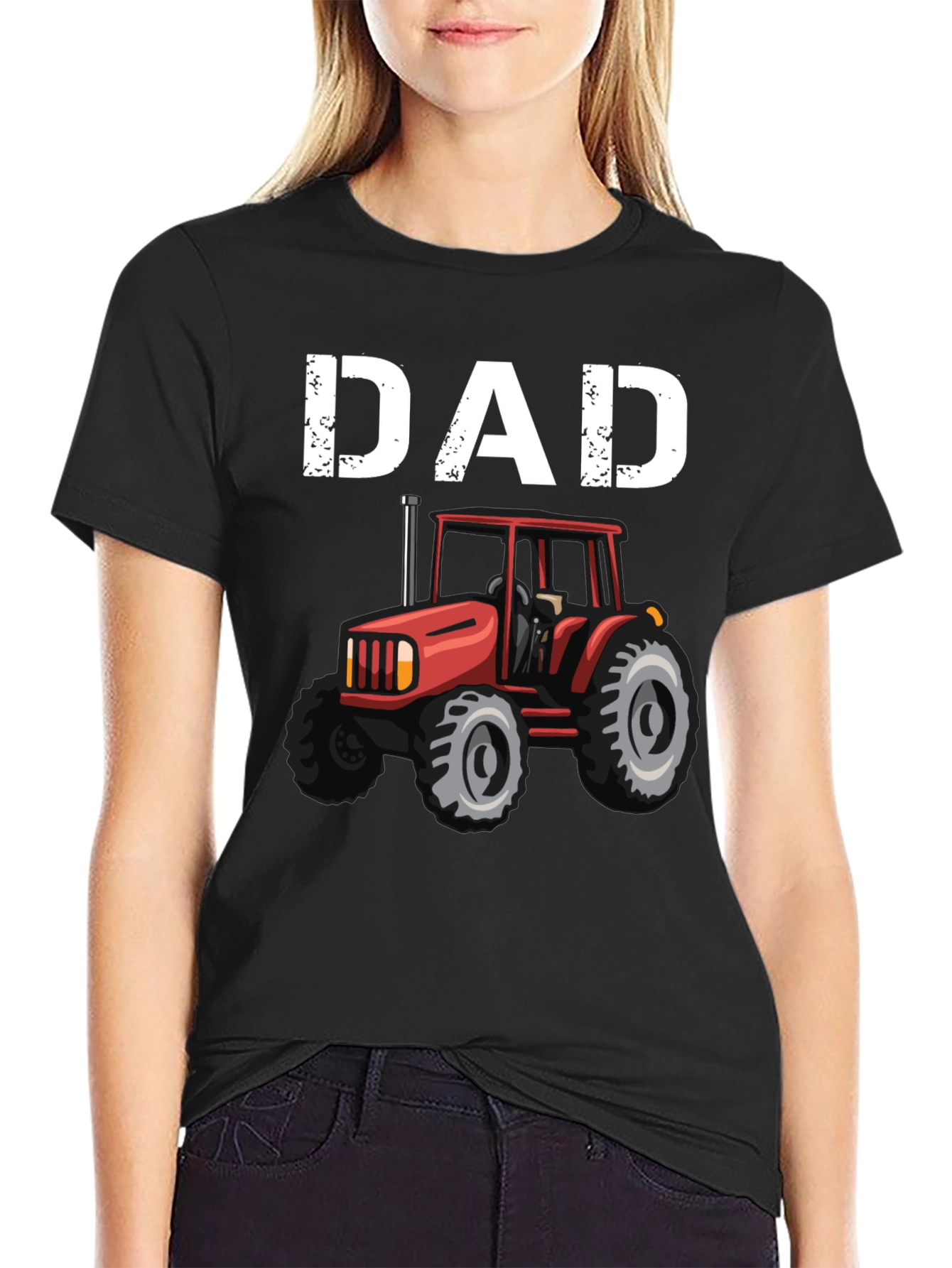 Dad Tractor Graphic T-Shirt - Fathers Day Gift
