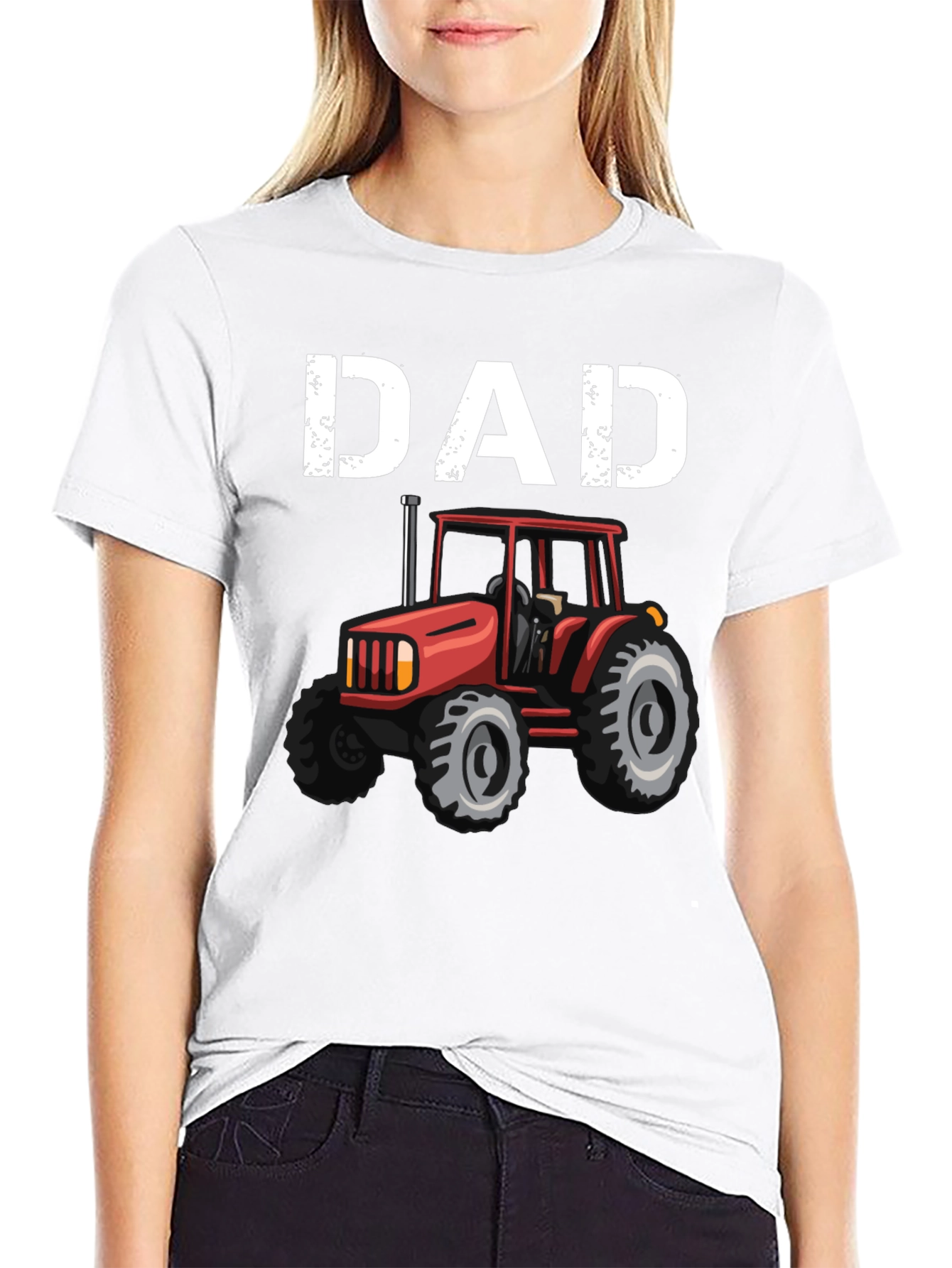 Dad Tractor Graphic T-Shirt - Fathers Day Gift