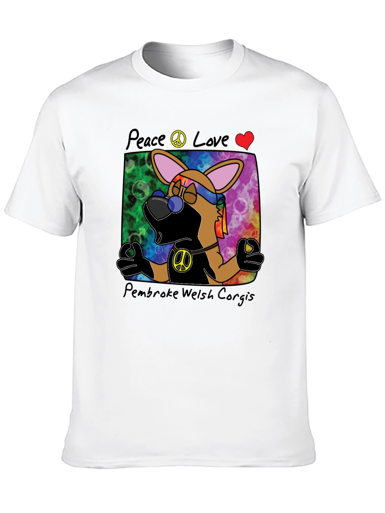 Peace Love Corgi T-Shirt