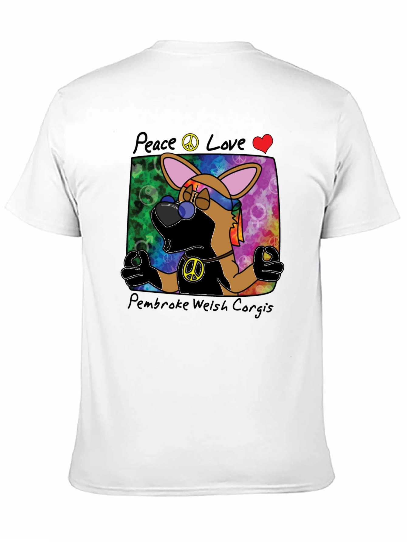 Peace Love Corgi T-Shirt
