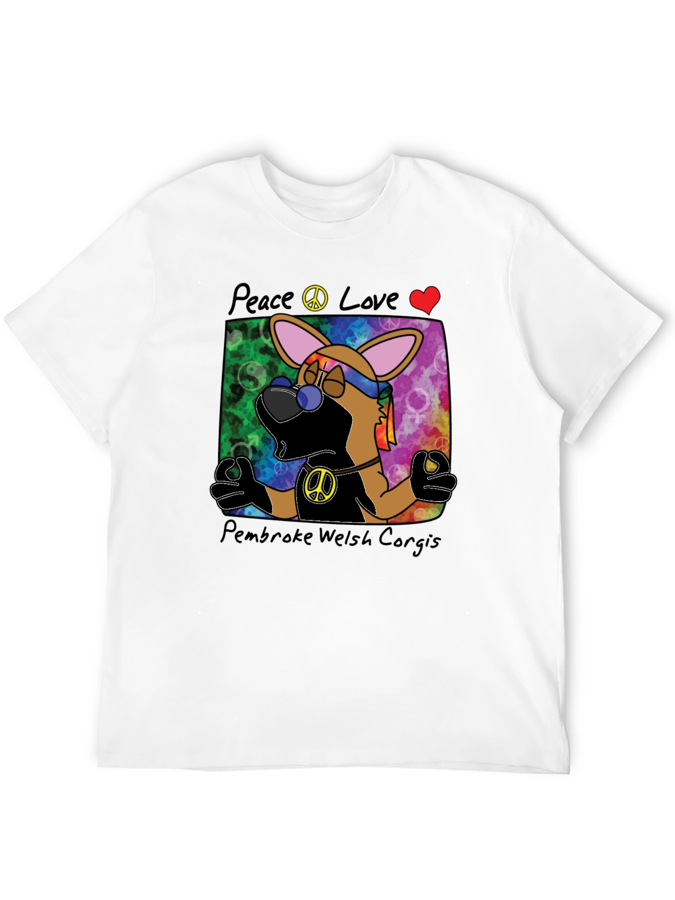 Peace Love Corgi T-Shirt