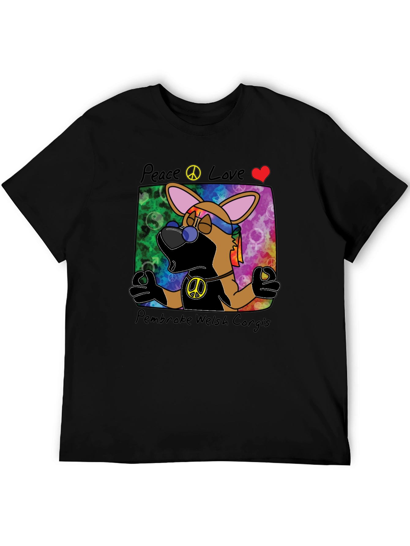 Peace Love Corgi T-Shirt