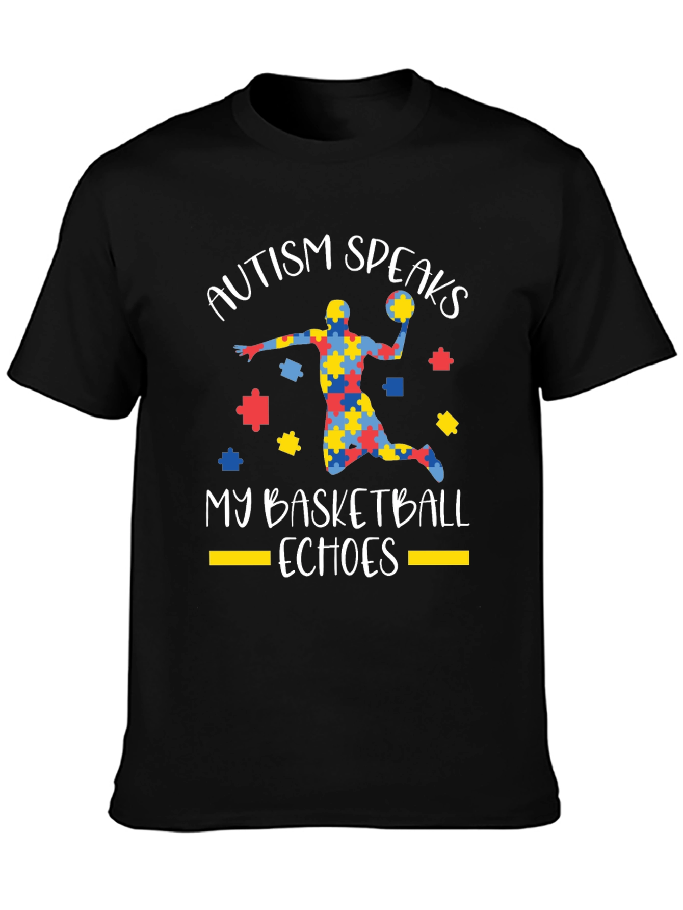 Autism Speaks Basketball Echoes T-Shirt