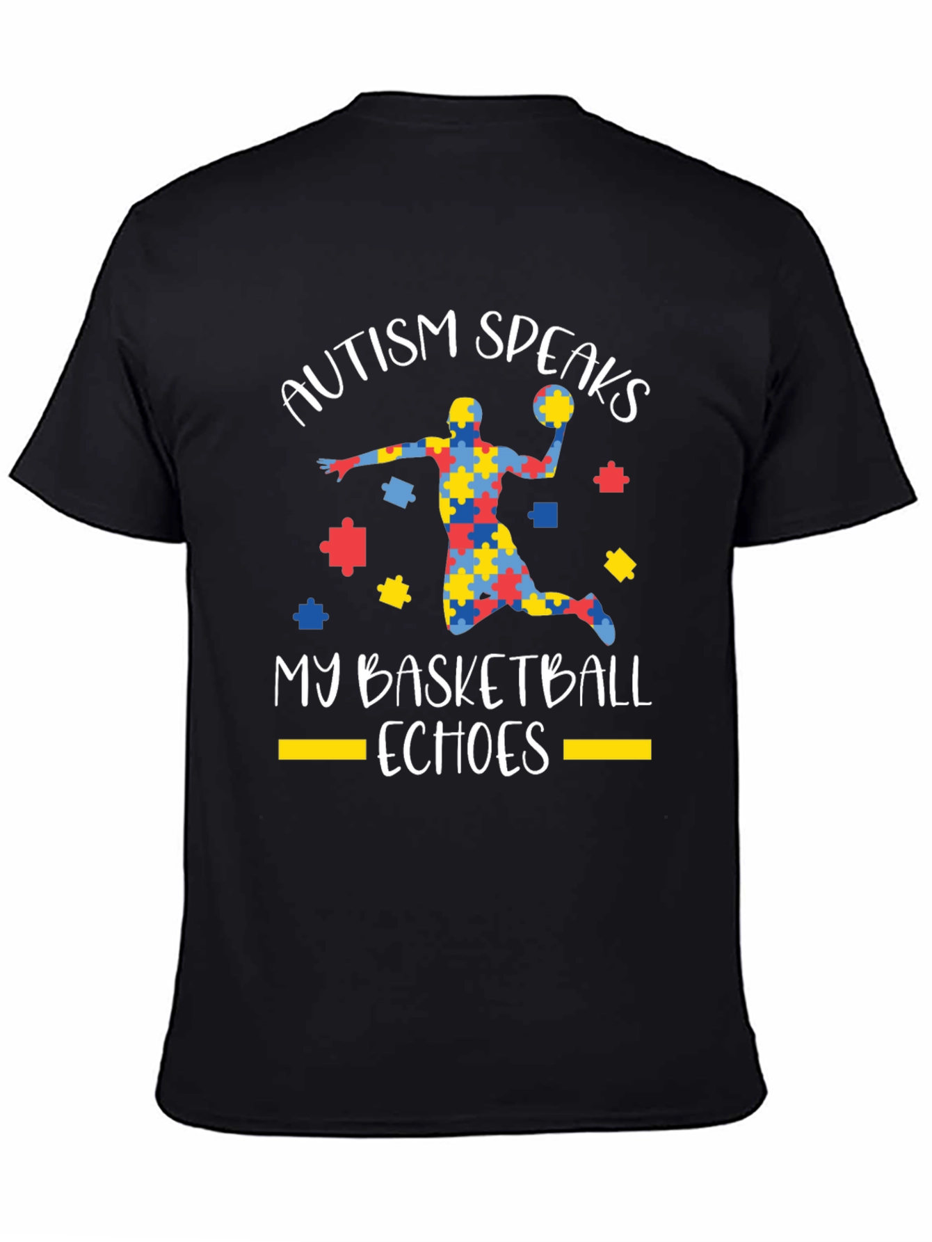 Autism Speaks Basketball Echoes T-Shirt