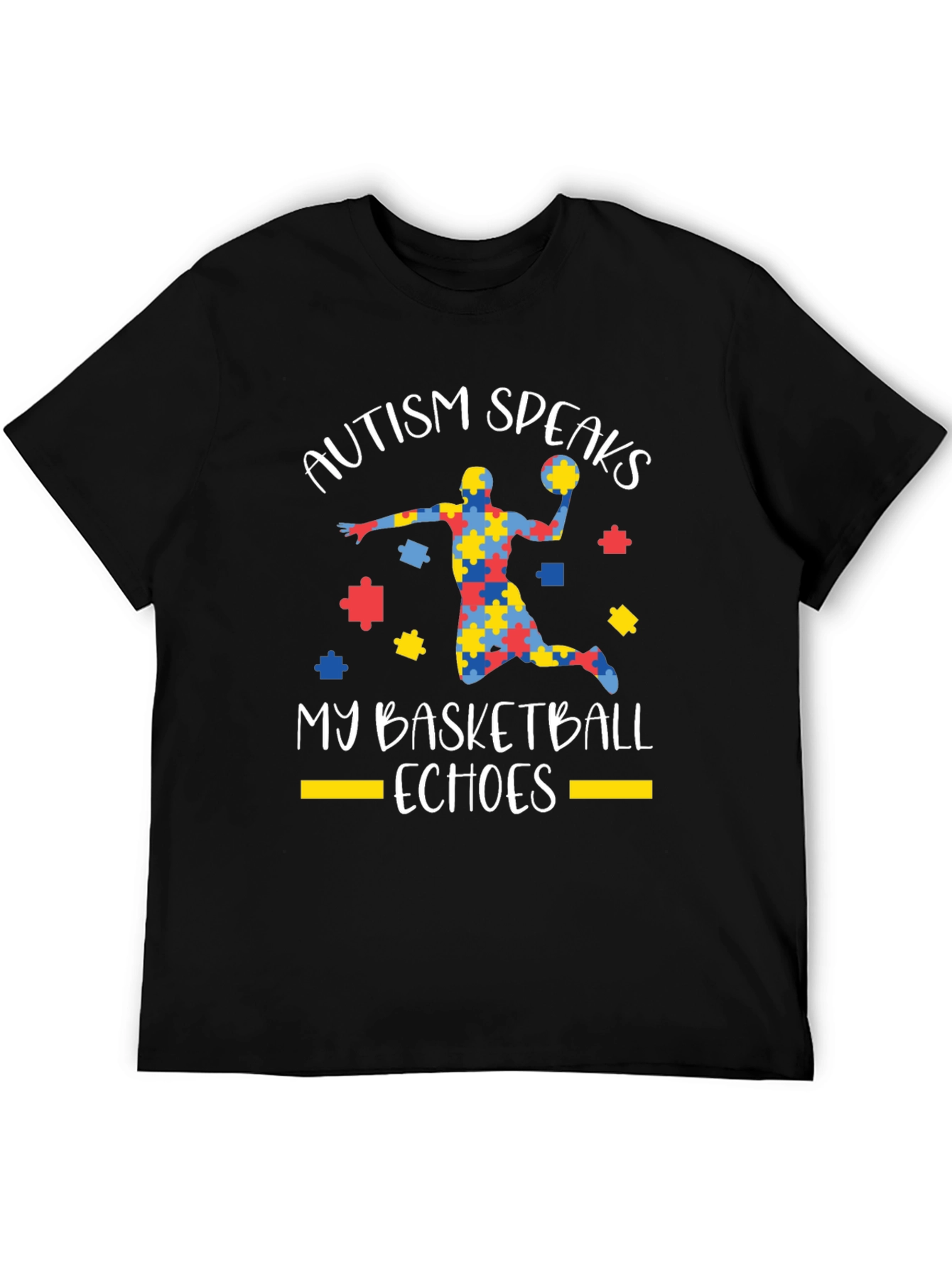 Autism Speaks Basketball Echoes T-Shirt