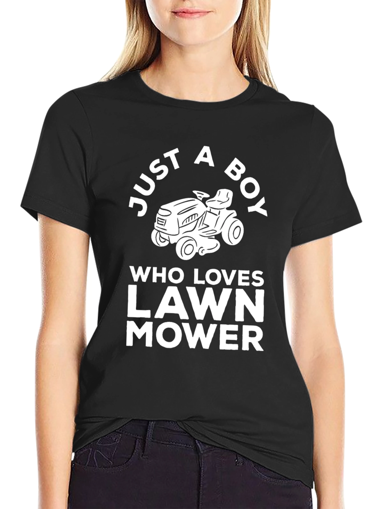 Just a Boy Who Loves Lawn Mowers T-Shirt