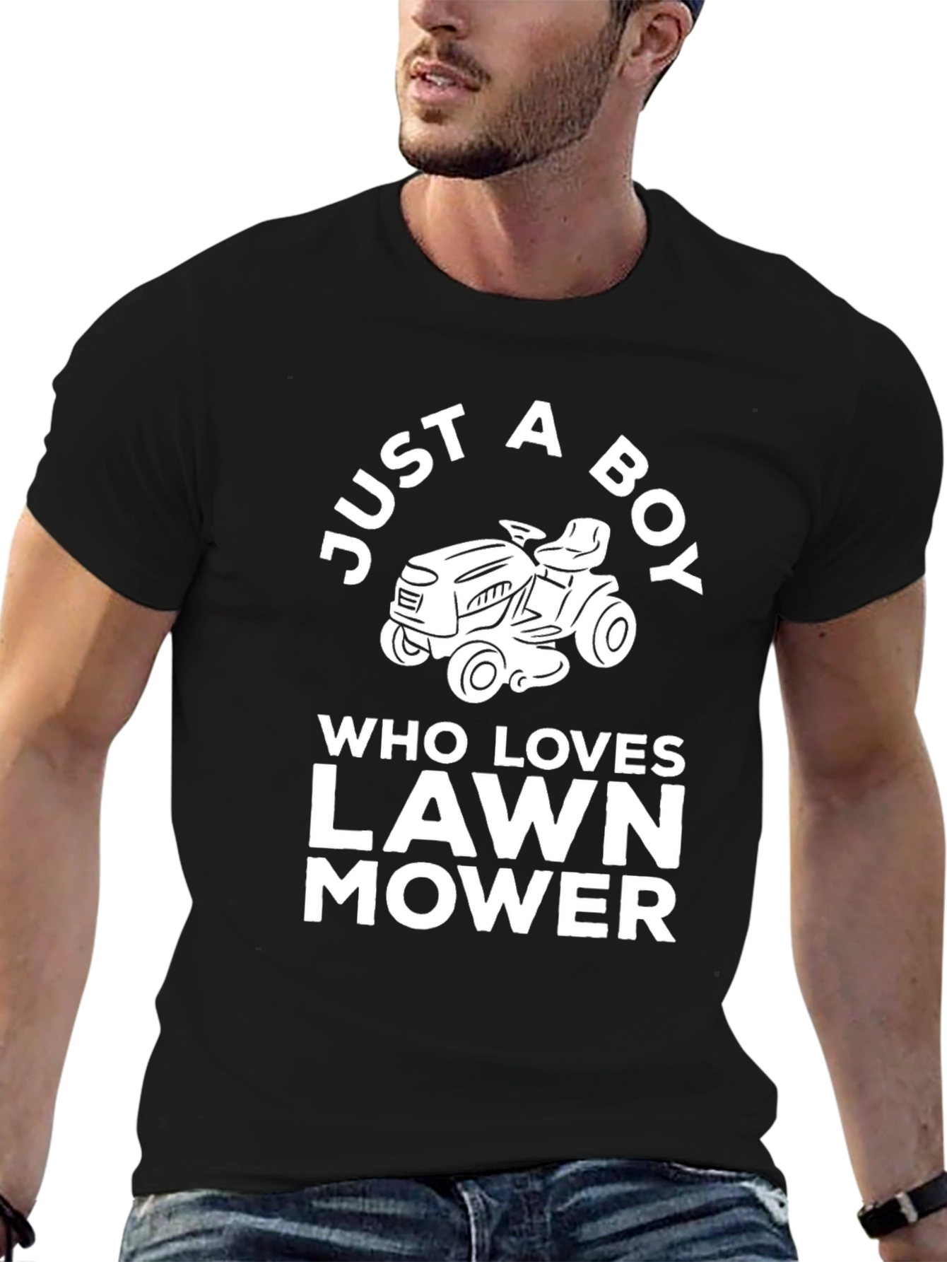 Just a Boy Who Loves Lawn Mowers T-Shirt