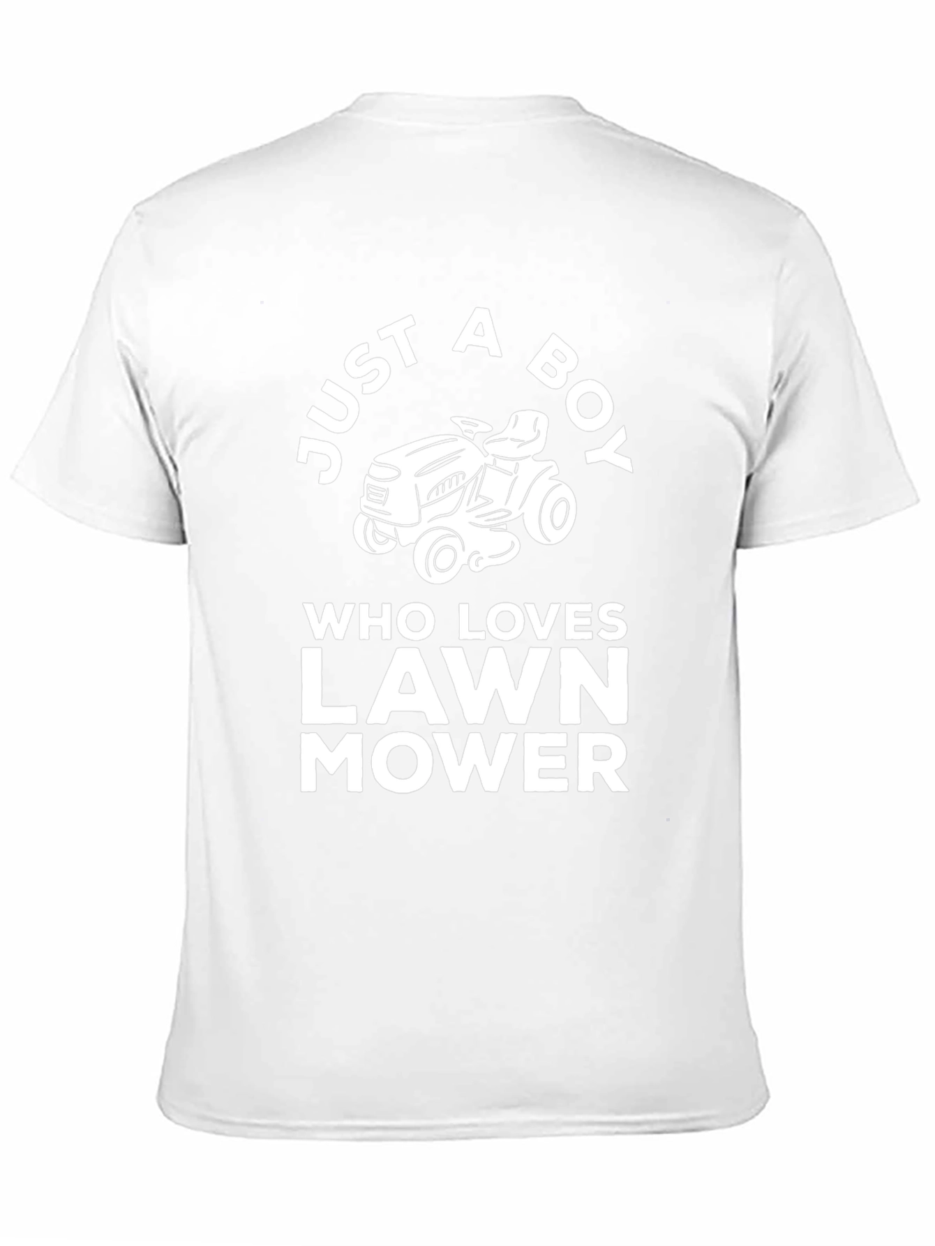 Just a Boy Who Loves Lawn Mowers T-Shirt