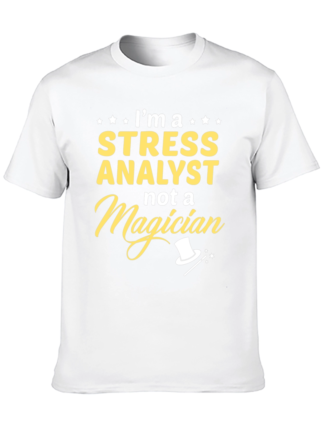 Stress Analyst T-Shirt - Funny Job Title Tee