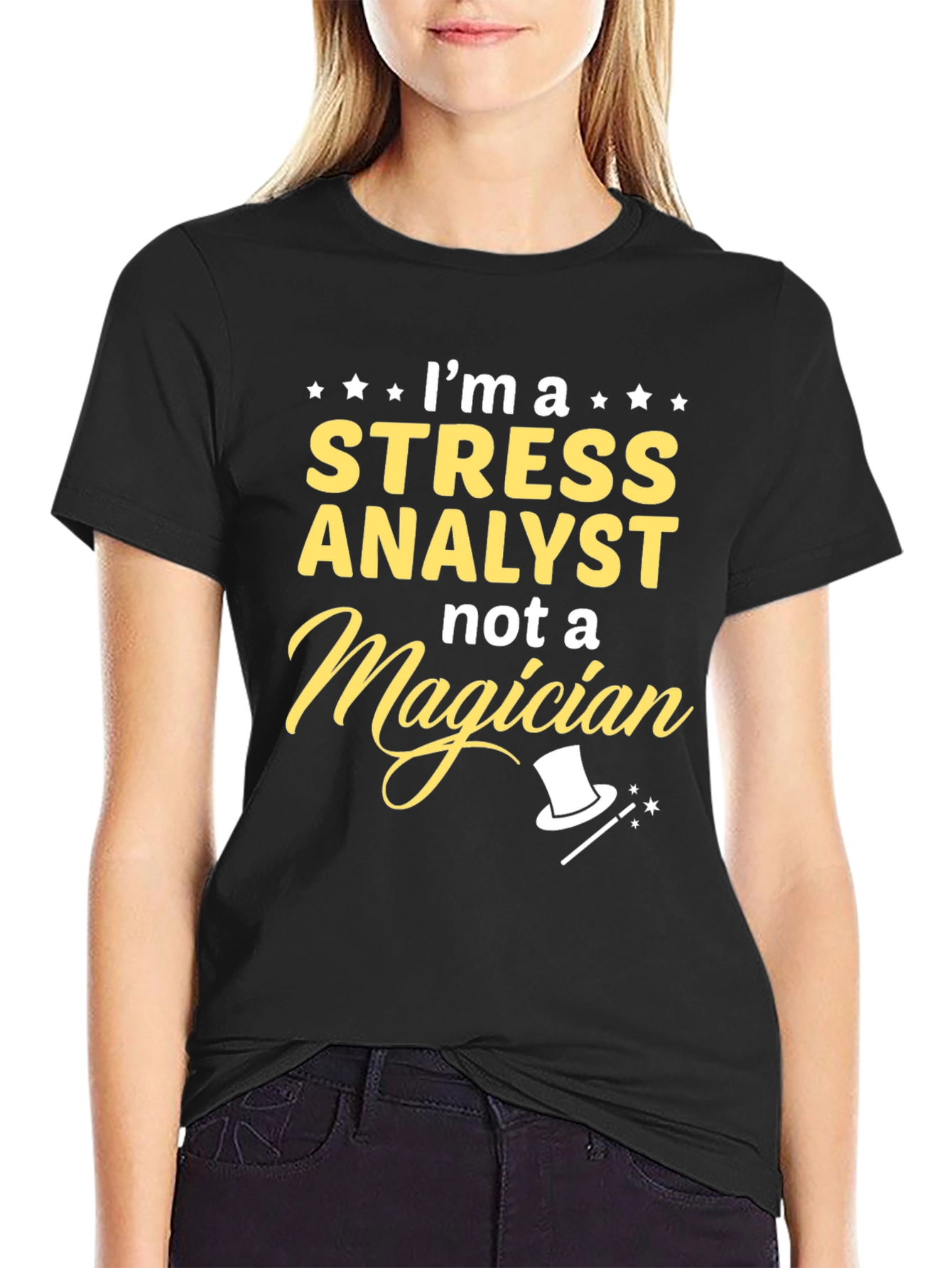 Stress Analyst T-Shirt - Funny Job Title Tee