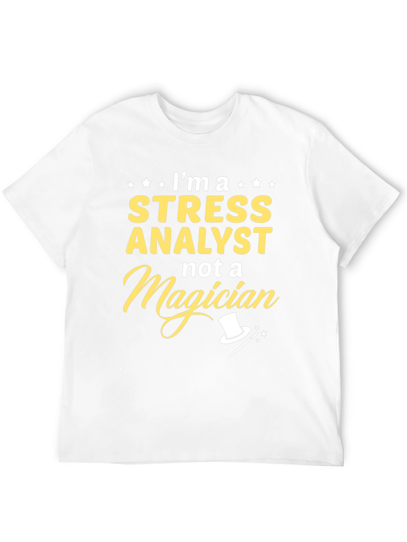 Stress Analyst T-Shirt - Funny Job Title Tee