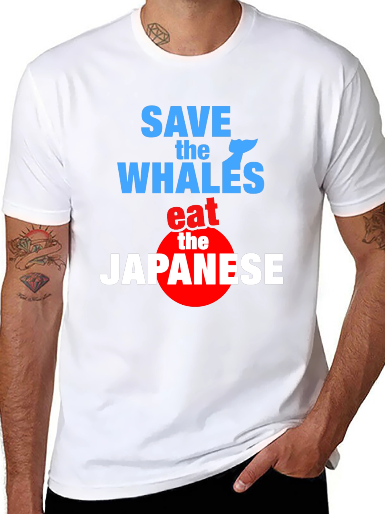 Whales Graphic Tee - Controversial Design