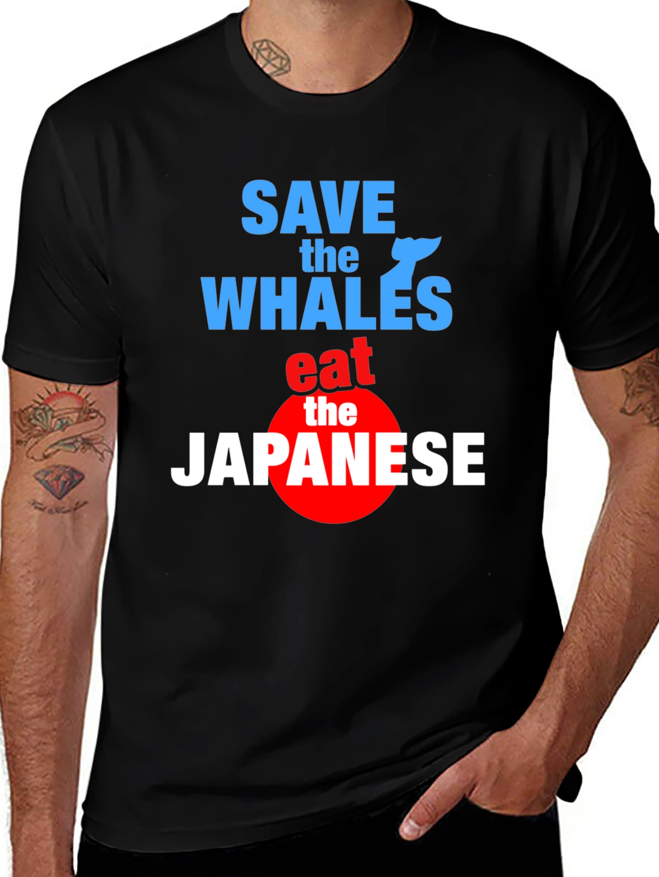 Whales Graphic Tee - Controversial Design