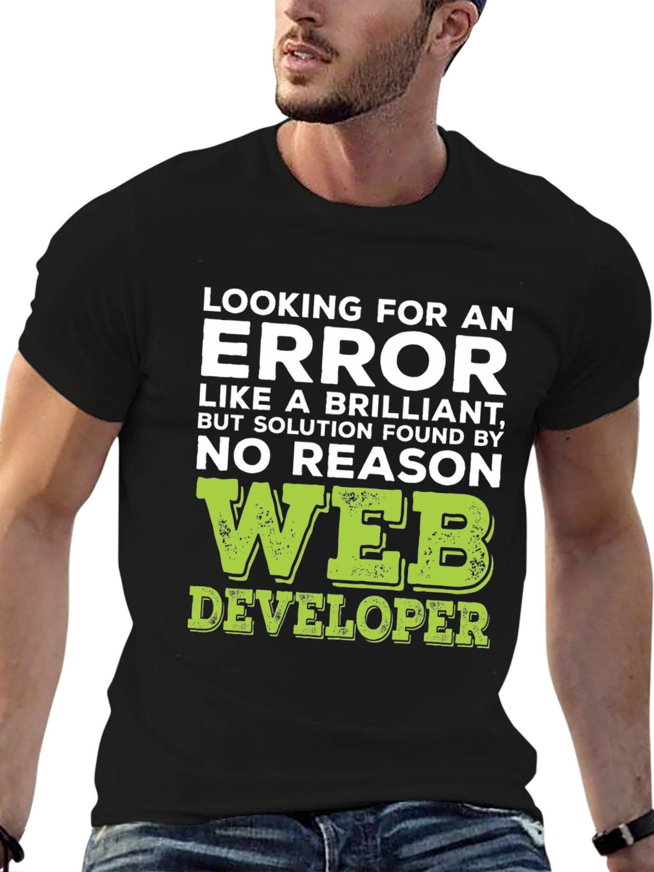 Web Developer T-Shirt: Finding Errors Brilliance
