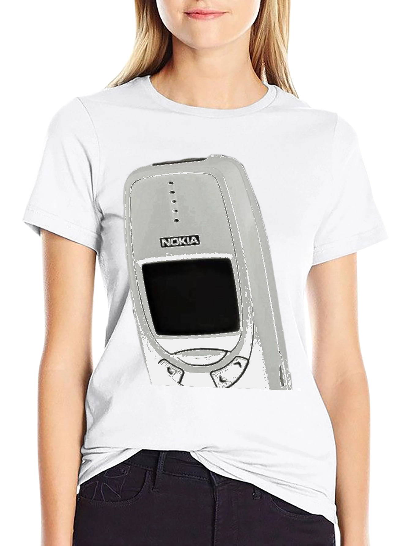 Nokia Phone Graphic T-Shirt - Retro Style