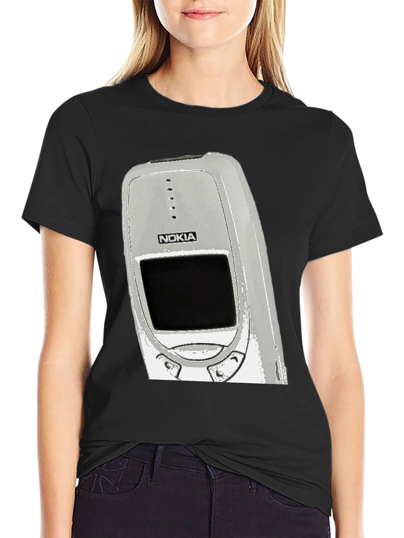 Nokia Phone Graphic T-Shirt - Retro Style