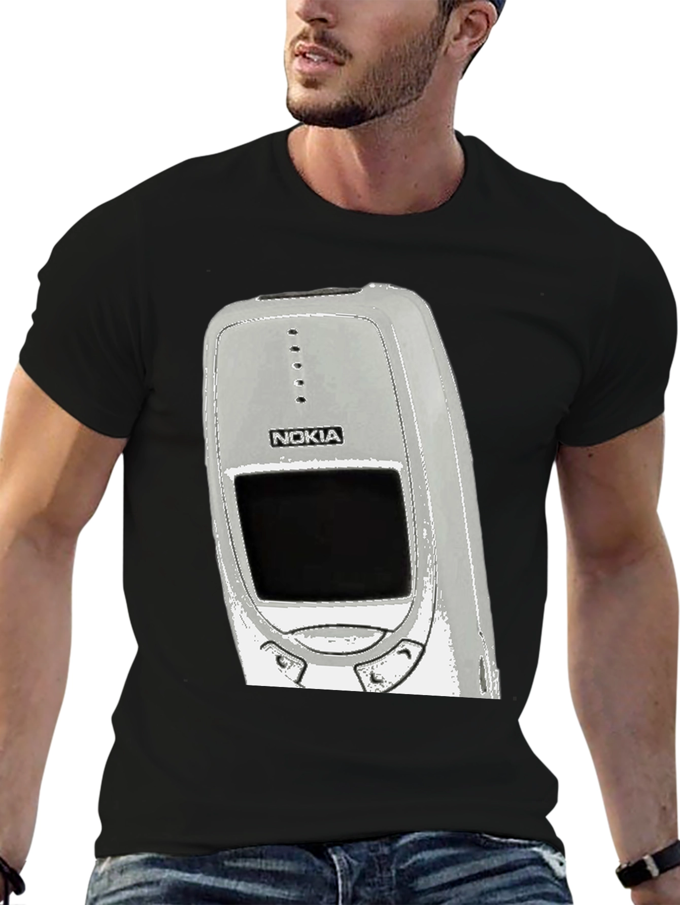 Nokia Phone Graphic T-Shirt - Retro Style