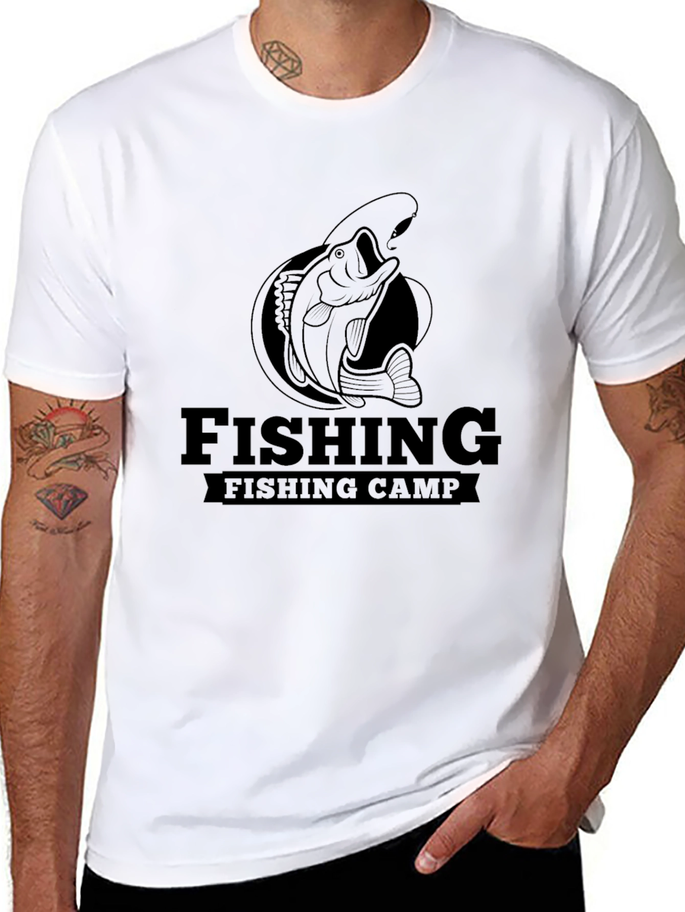 Fishing Camp Graphic T-Shirt
