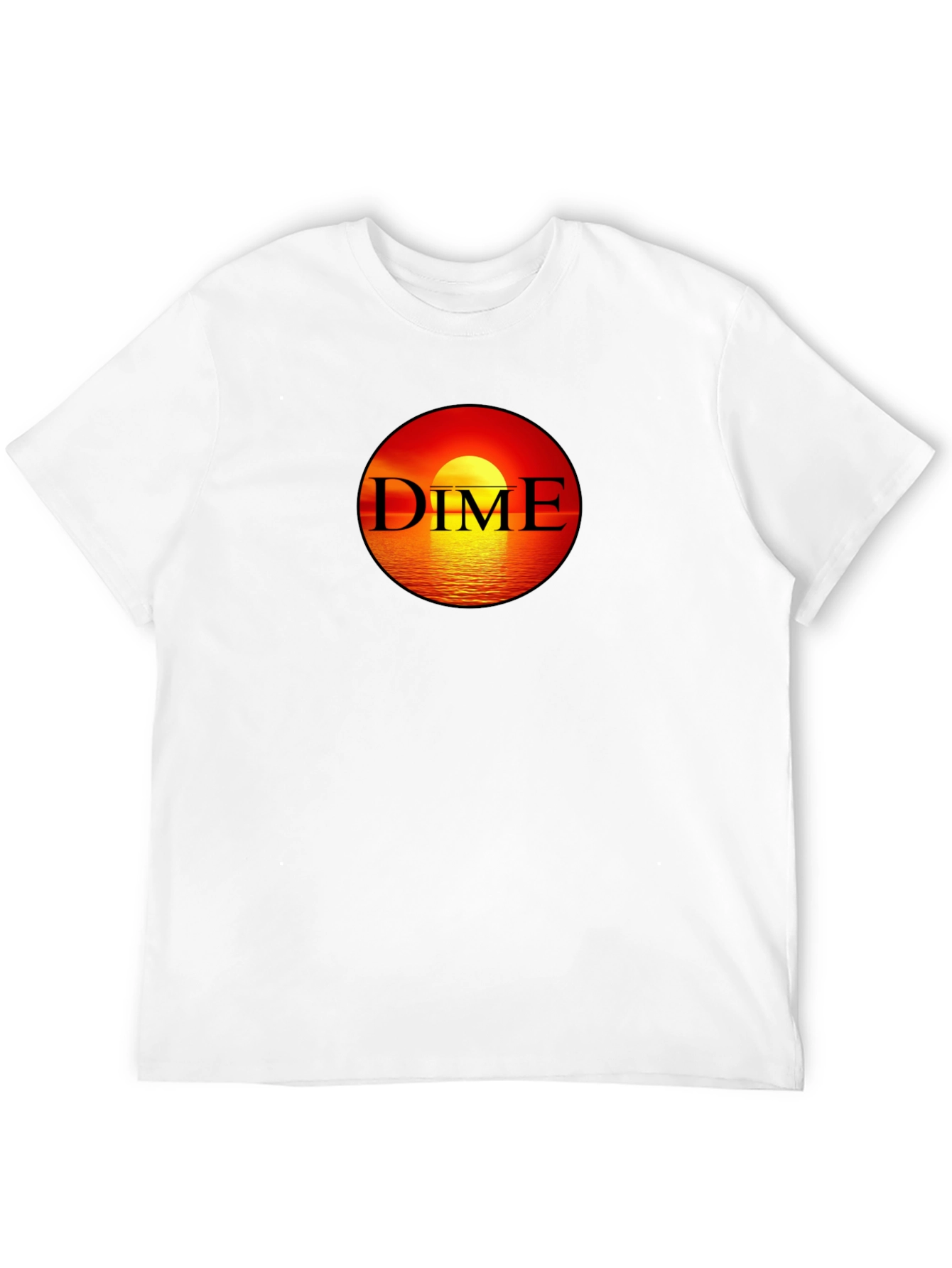 Dime Sunset Black T-Shirt