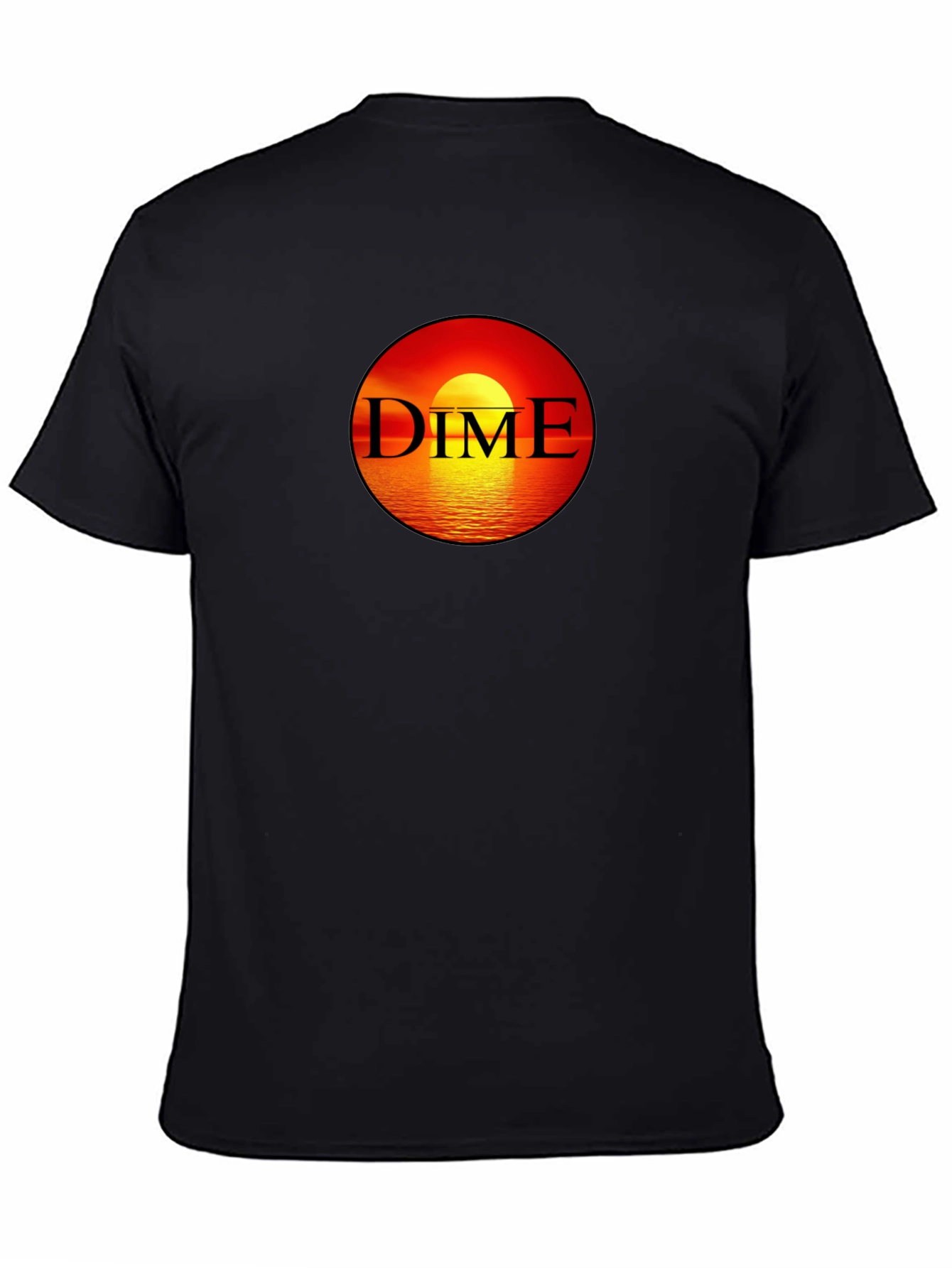 Dime Sunset Black T-Shirt