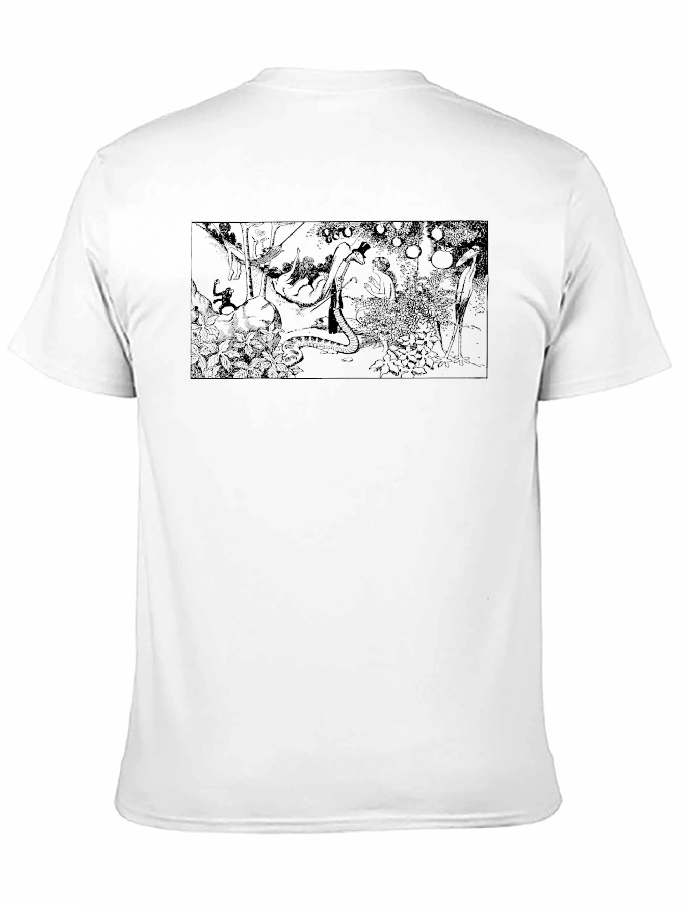 Graphic Print Black T-Shirt