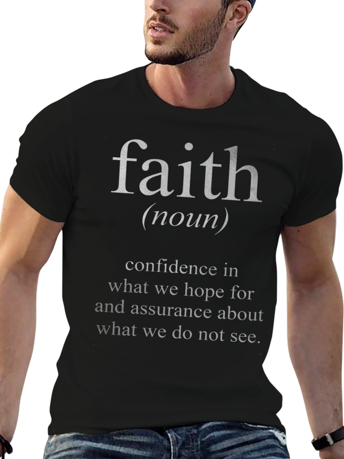 Faith Definition T-Shirt - Inspirational Christian Tee
