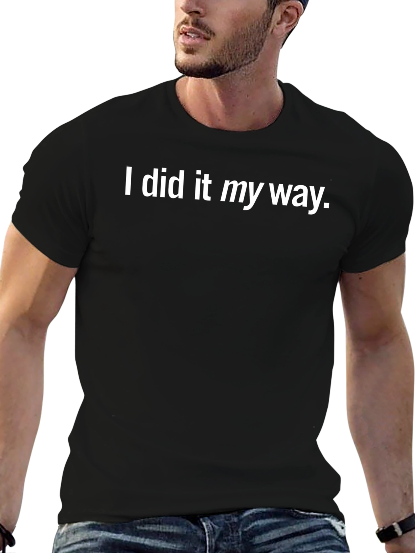 Mens I Did It My Way Graphic Tee