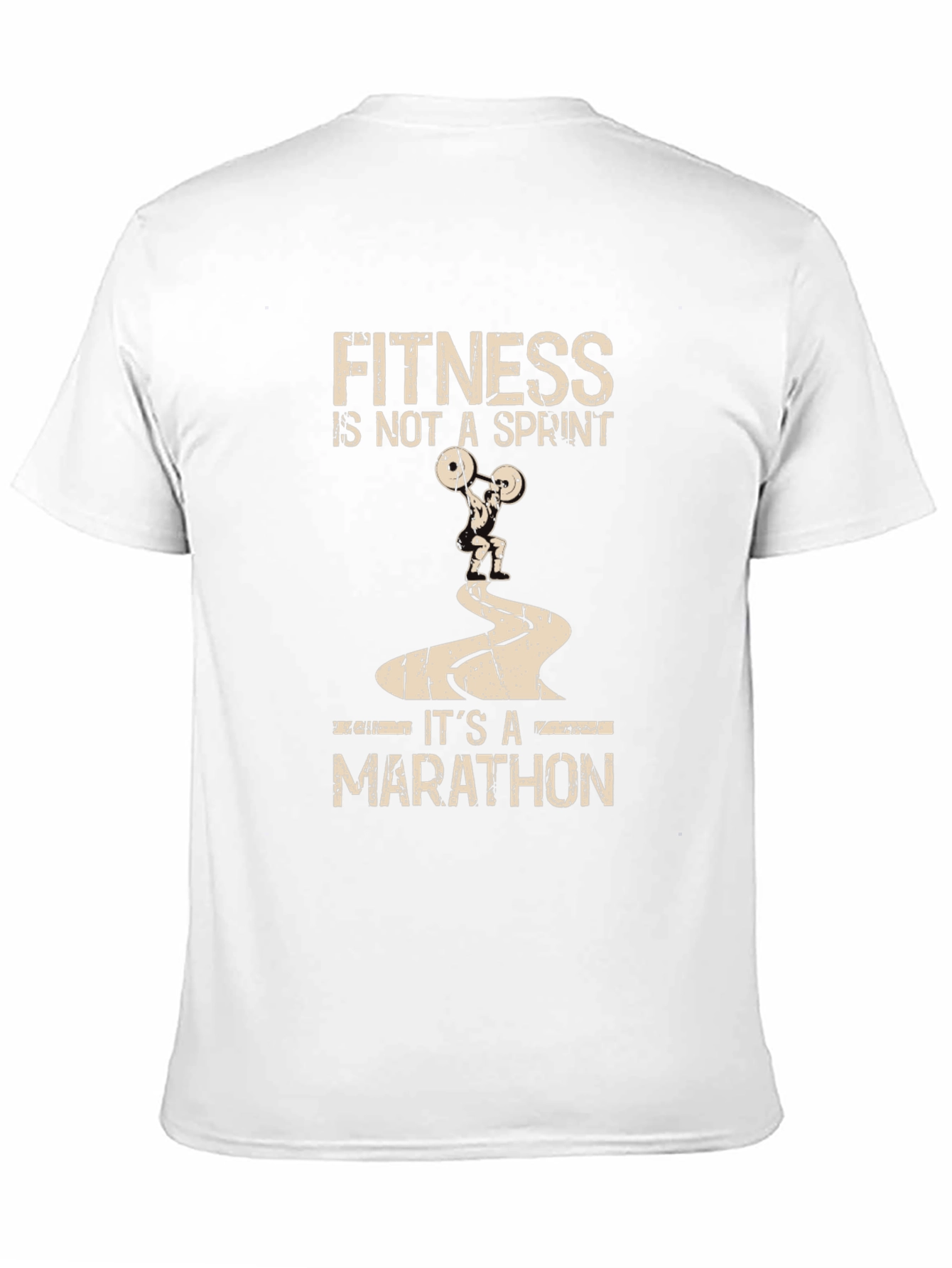 Fitness Marathon T-Shirt - Motivational Workout Tee