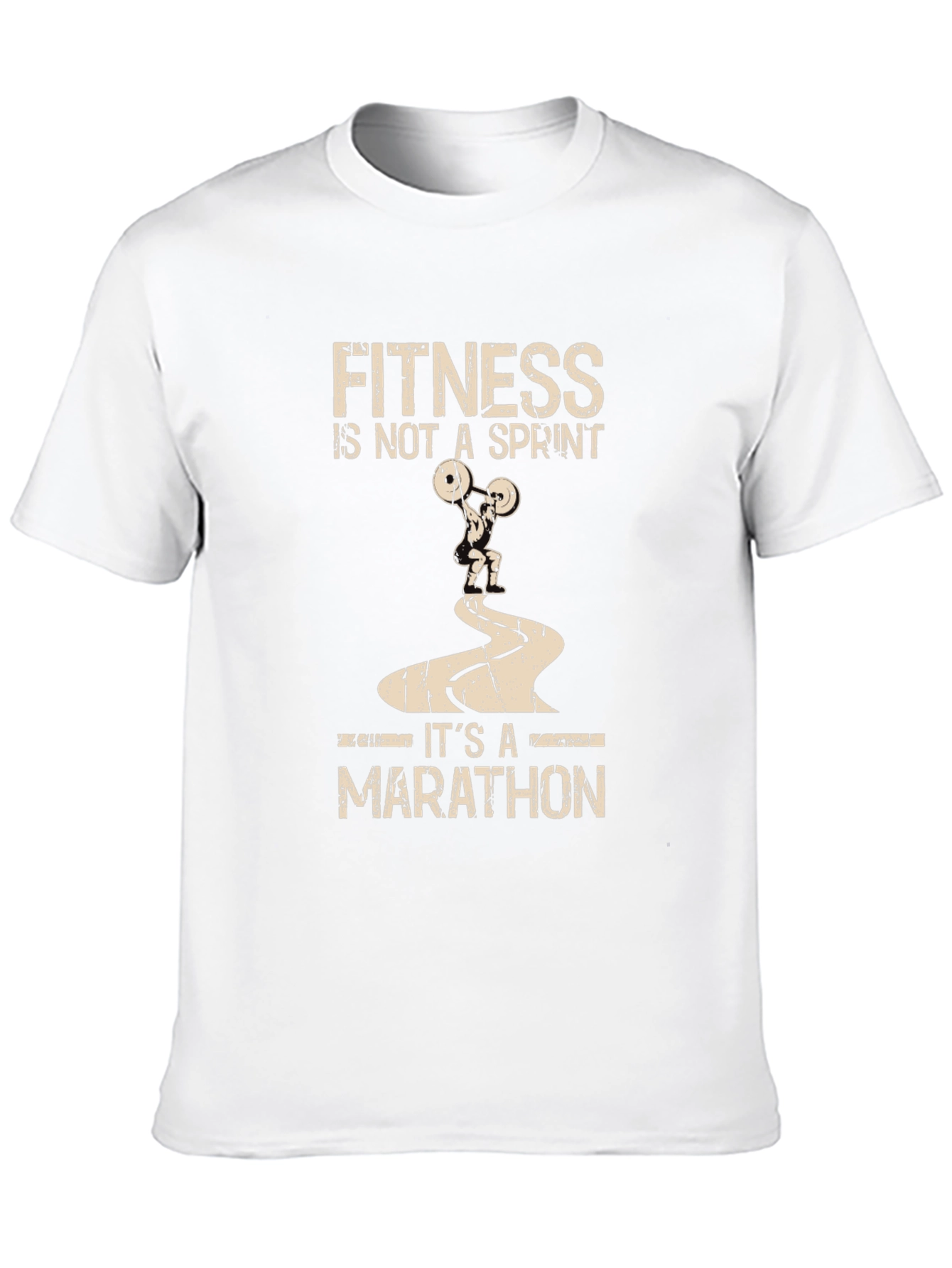 Fitness Marathon T-Shirt - Motivational Workout Tee