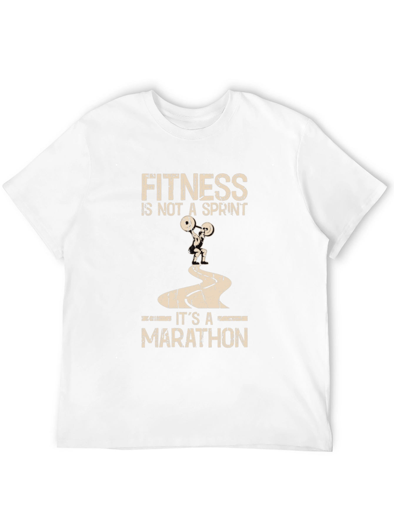 Fitness Marathon T-Shirt - Motivational Workout Tee