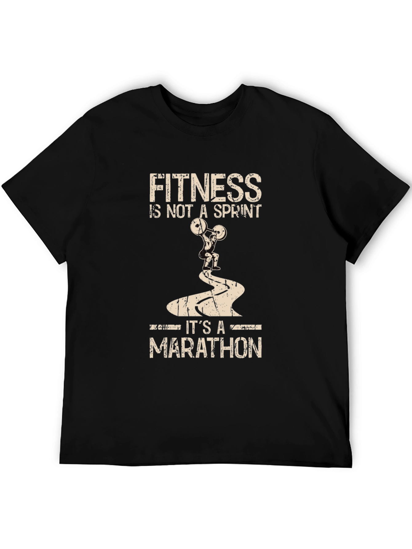 Fitness Marathon T-Shirt - Motivational Workout Tee