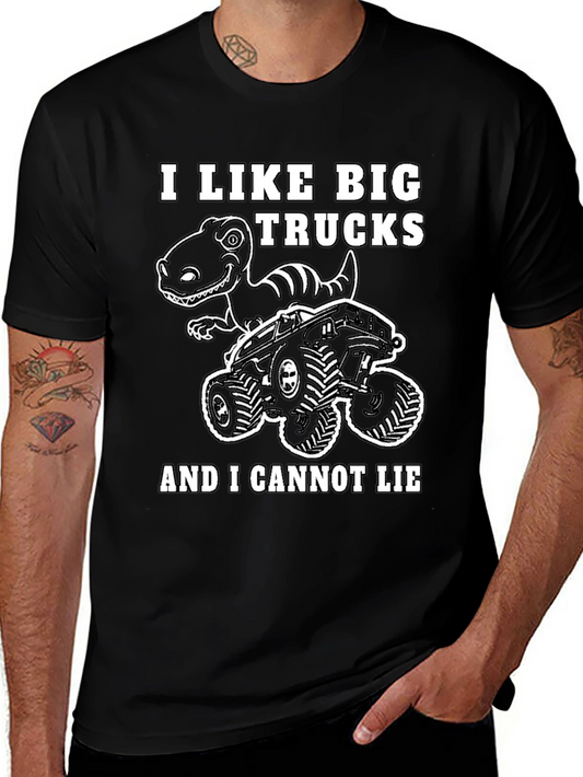 Big Trucks & Dinosaurs Graphic T-Shirt
