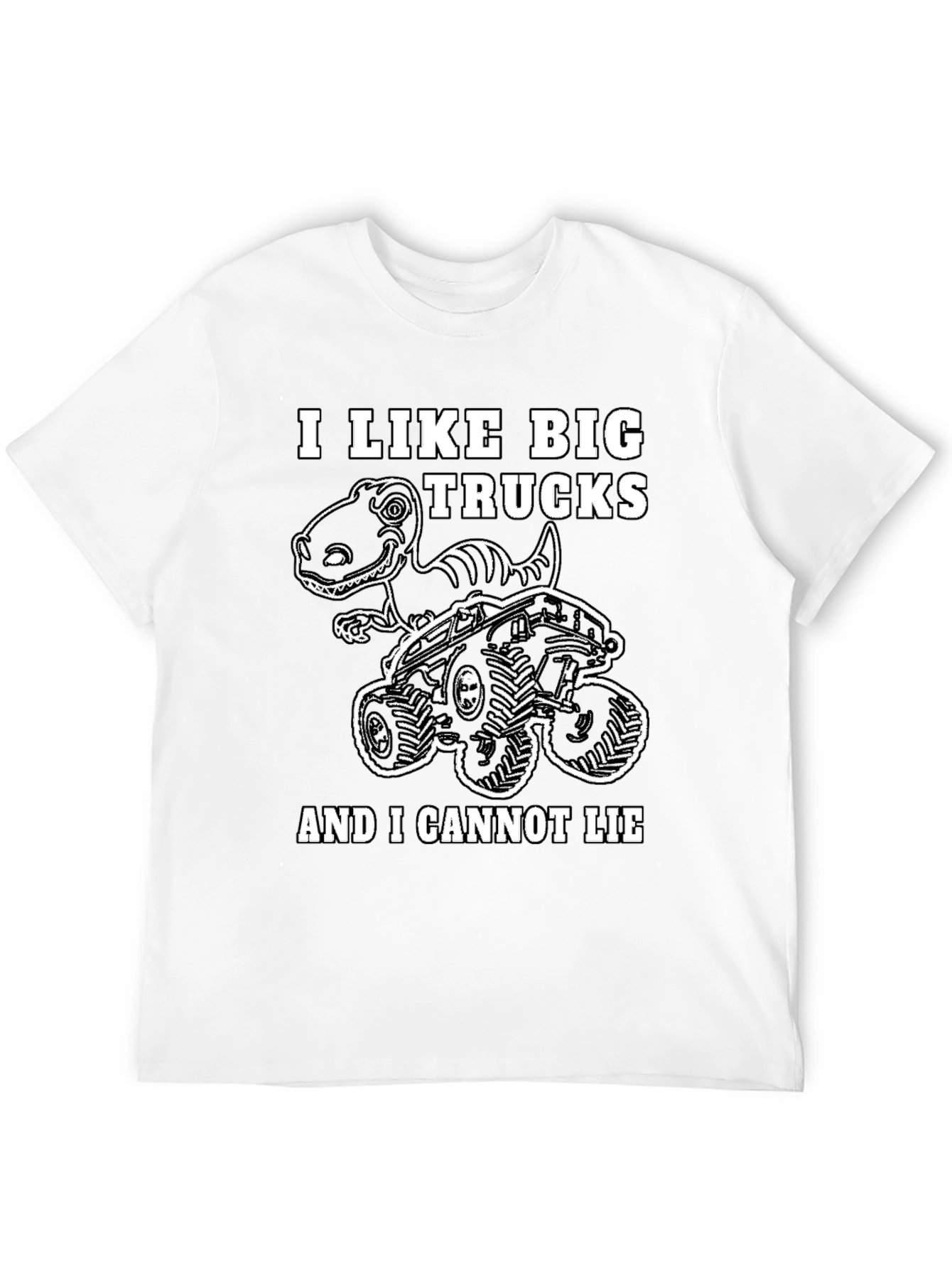 Big Trucks & Dinosaurs Graphic T-Shirt
