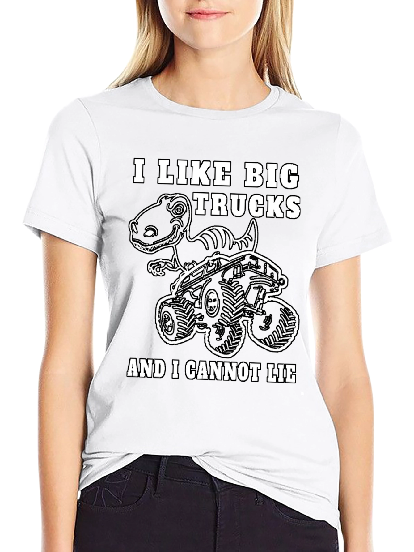 Big Trucks & Dinosaurs Graphic T-Shirt